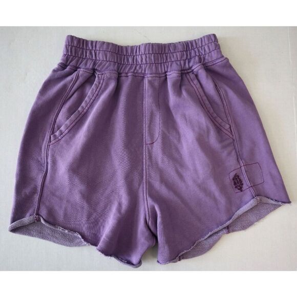 FP Movement OB1814649 Women's Sz XS Washed Super Berry Purple All Star Shorts - Picture 1 of 11